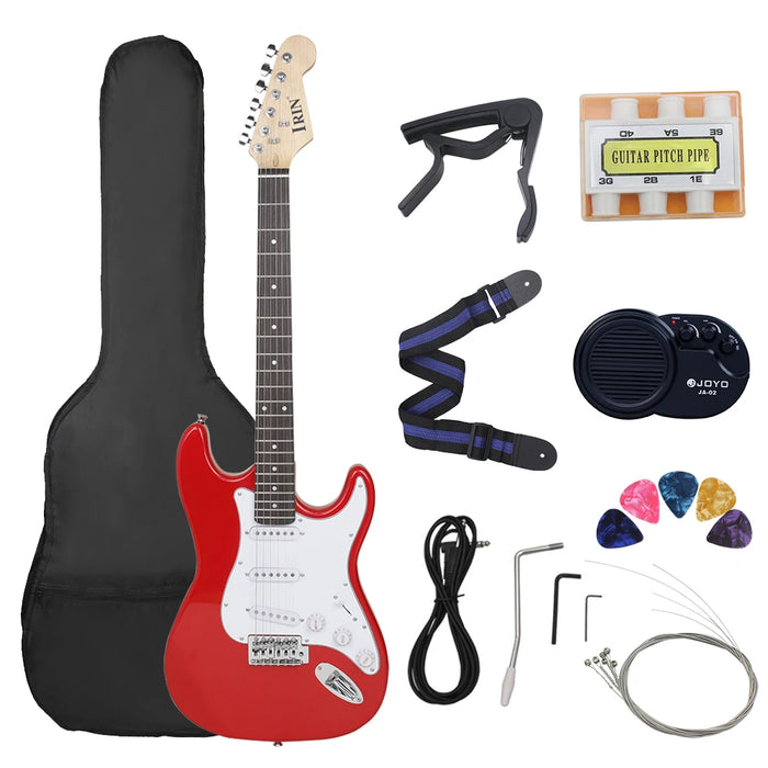 ST Electric Guitar 39 Inch 6 String 21 Frets Basswood Body Electric Guitar Guitarra With Speaker Guitar Parts & Accessories
