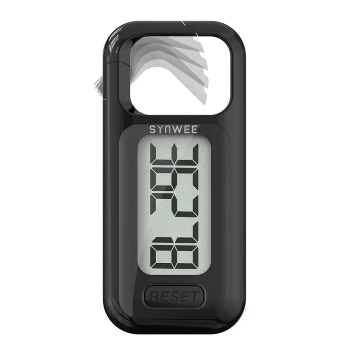 3D Pedometer for Walking with Large Display Accurate Simple Step Counter with Removable Clip and Lanyard for Men Women and Kids