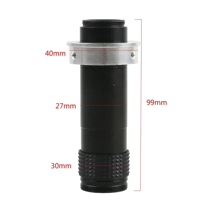 55MP 48MP 4K 1080P HDMI USB Video Microscope Camera 1-130X Infinitely Far C Mount Lens LED Light for Digital Image Acquisition