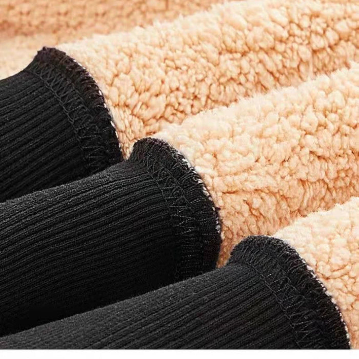 Winter New Men Keep Warm Underwear Casual Solid Color Fleece Sweatshirts Wool Liner Sweater Thermal Underwear Pullover Tops