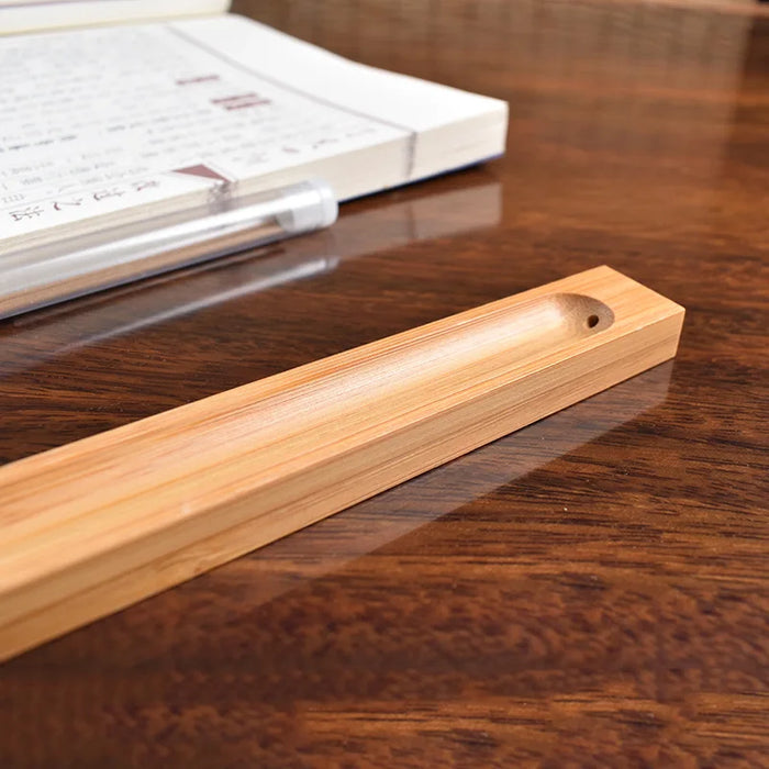 Wood Incense Stick Holder 23cm Line Incense Burner Wooden Crafts Sandalwood Coil Base Home Decoration