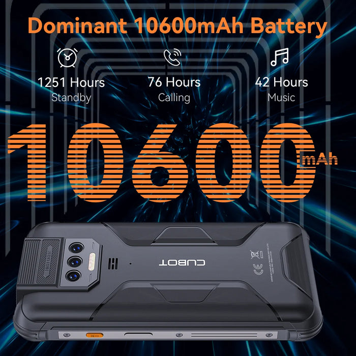 [World Premiere] Cubot KingKong 8, Waterproof Rugged Smartphone Android 13, 12GB RAM(6+6GB), 256GB ROM, 10600mAh,NFC,Add to Cart