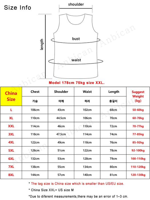 2023 New Winter Men's Vest 80% White Duck Down Lightweight Padded Vests Sleeveless Jackets Warm Coat Plus Size 8XL