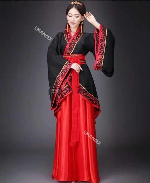 Hanfu National Chinese Dance Costume Men Ancient Cosplay Traditional Chinese Clothing for Women Hanfu Clothes Lady Stage Dress