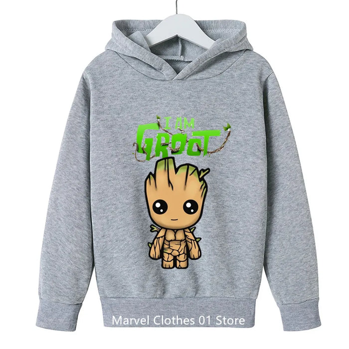 2024 Spiderman Hoodie Kids Clothes Girls Clothing Fashion Baby Boys Clothes Autumn Warm Pikachu Sweatshirt Children Tops
