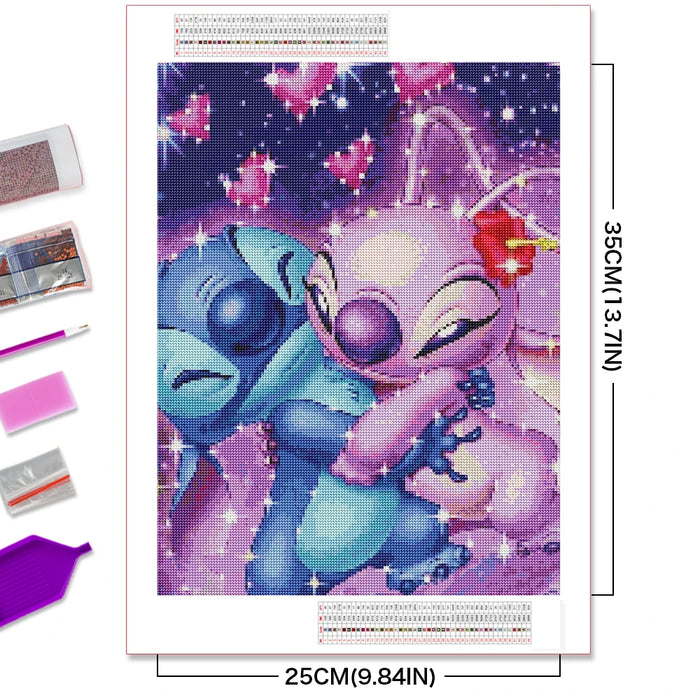 Disney Stitch Diamond Painting Mickey Mouse Full Round Drill 30x40 Embroidery Cartoon Olaf New Arrivals Designer Children Gifts