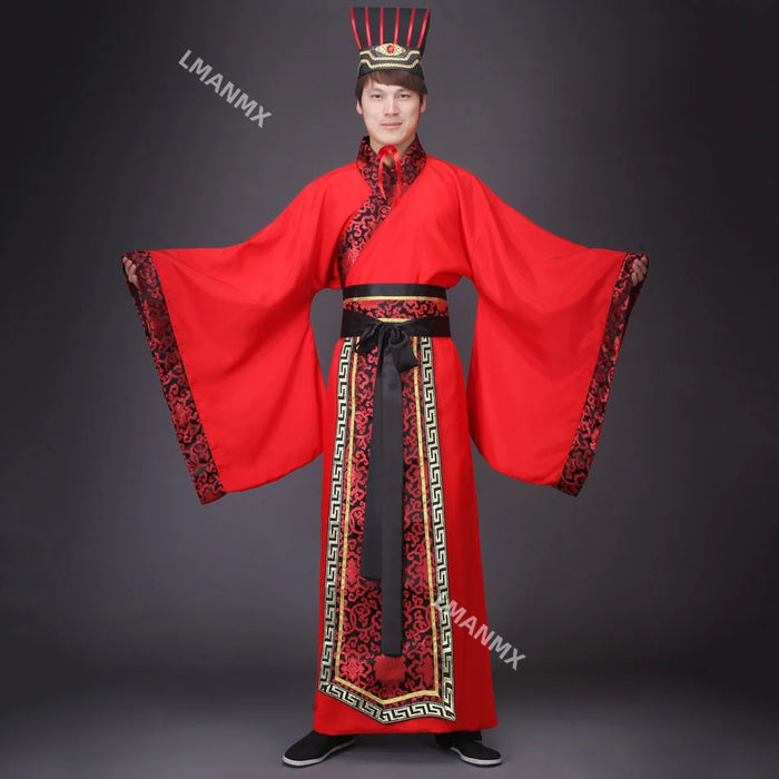 Hanfu National Chinese Dance Costume Men Ancient Cosplay Traditional Chinese Clothing for Women Hanfu Clothes Lady Stage Dress