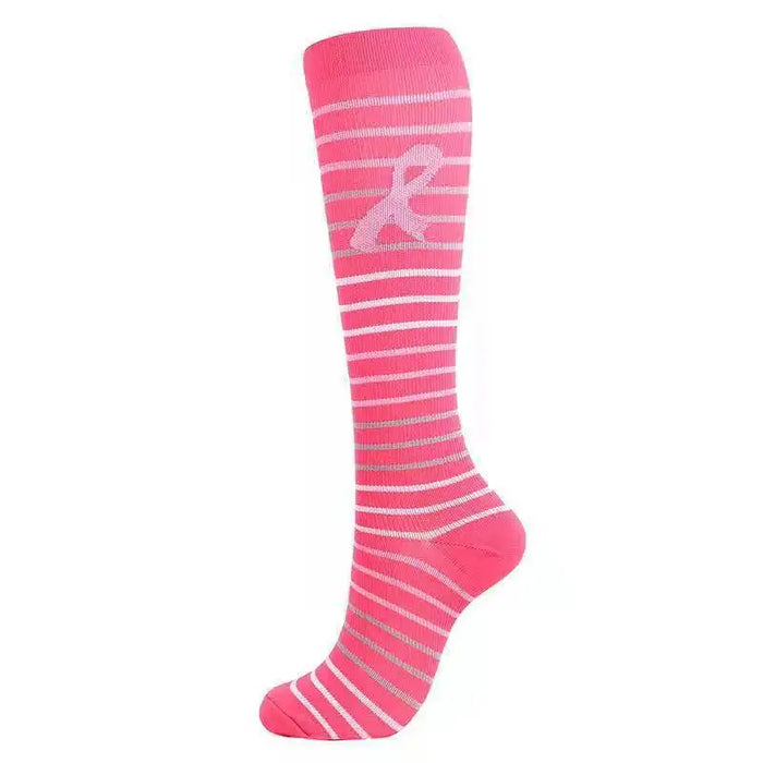 Compression Socks Men's Varicose Veins Diabetes Women's Long Tube Sports Socks Running Riding Medical Nurse Blood Circulation