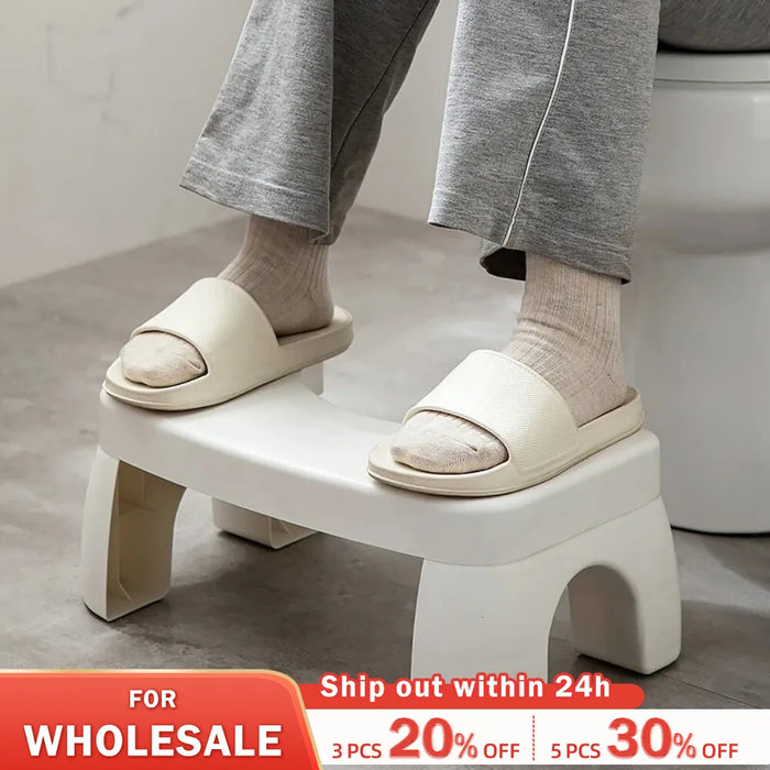1PCS Collapsible Toilet Squat Stool Non Slip FootStool Anti Portable Step for Bathroom Tools Supplies
