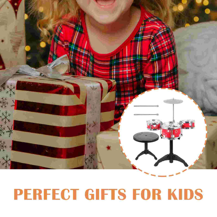 Children's Drum Kit Toddler Preschool Toy Musical Instrument Baby Gift Infant Developmental Toys Educational Kids Plastic