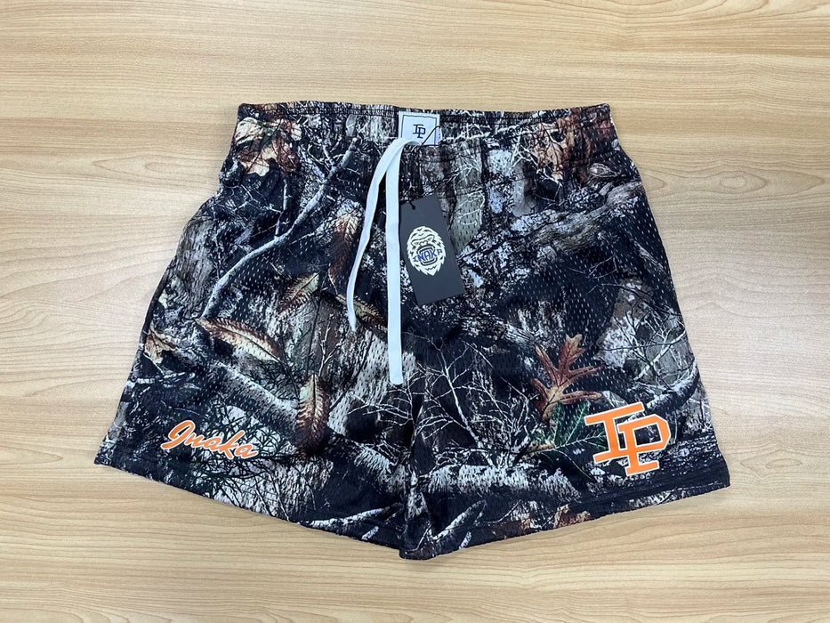Inaka Power Shorts 2023 GYM Workout Mesh Double Layer Embroidery Logo GYM Shorts