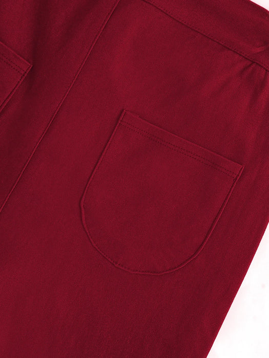 LW Plus Size High-waisted Zipper Design Pants Autumn Wine Red Pencil Pants Fashion High-quality Niche Design Women's Bottoms