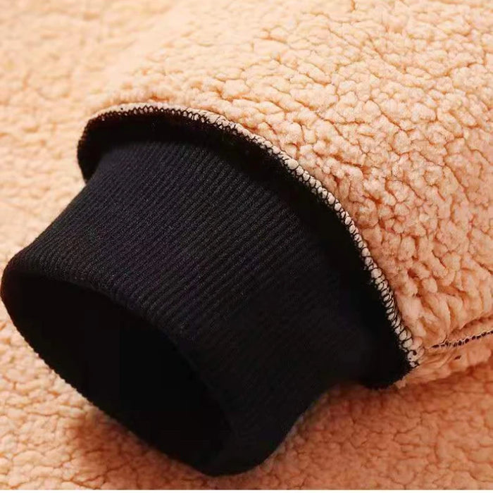 Winter New Men Keep Warm Underwear Casual Solid Color Fleece Sweatshirts Wool Liner Sweater Thermal Underwear Pullover Tops