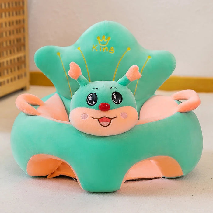 50X50X40cm Baby Sofa Support Seat Cover Plush Chair Learn To Sit Comfortable Cartoon Toddler Nest Puff Wash No Stuffing Cradle