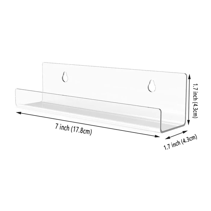 Transparent Acrylic Record CD Storage Rack Living Room Decoration Vinyl Record Shelf Wall Holder Record Display Shelf