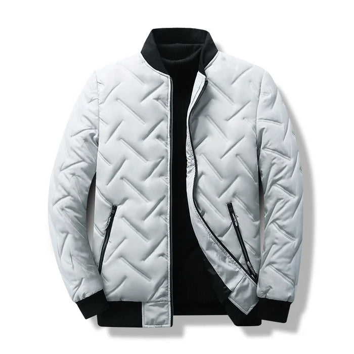 New Fall And Winter Men's Outdoor Casual Versatile Fashion Collar Light Short Down Jacket Trendy Padded Thickened Jacket