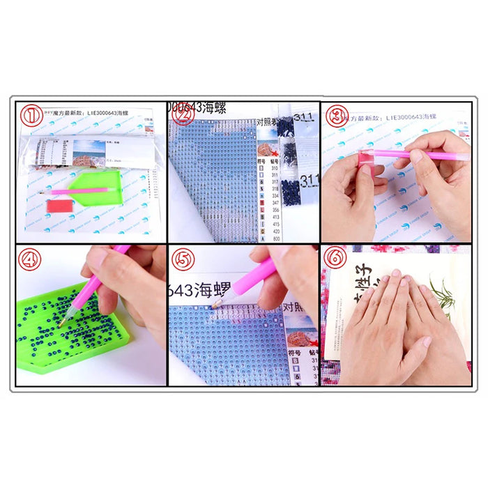 5D Artificial Diamond Embroidery Set Big Tree Moon DIY Diamond Painting Landscape Series Mosaic Art Handmade Painting