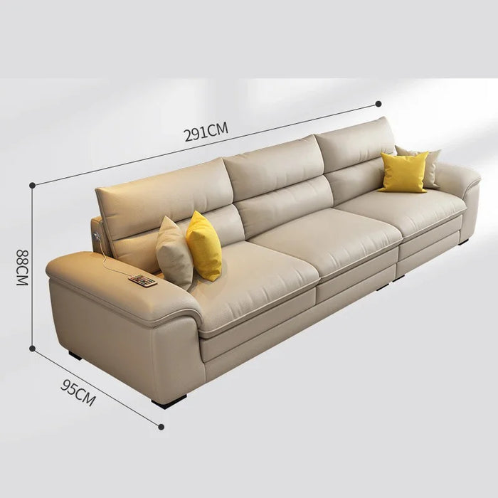 Living Room Leather Sofa Modern Lazy Recliner Theater Puffs Couch Sofas Sectional Bedroom Puffs Asiento Apartment Furniture DWH
