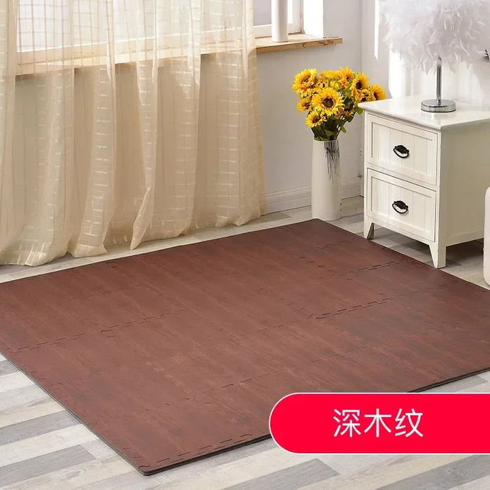 Soft Floor Baby EVA Foam Play Gym Puzzle Mats Wooden Interlocking Exercise Tiles Crawling Carpet And Rug for Kids Game Activity