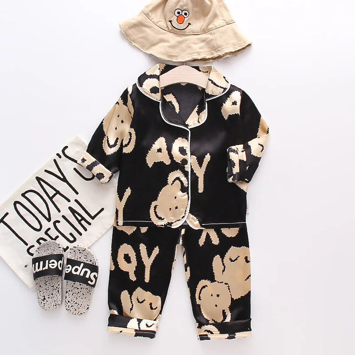 Kids Clothes Girls Sleepwear Children's Pajamas Set for Easter Pajamas Child Boy Print Loungewear Pijama Infantil Meninas