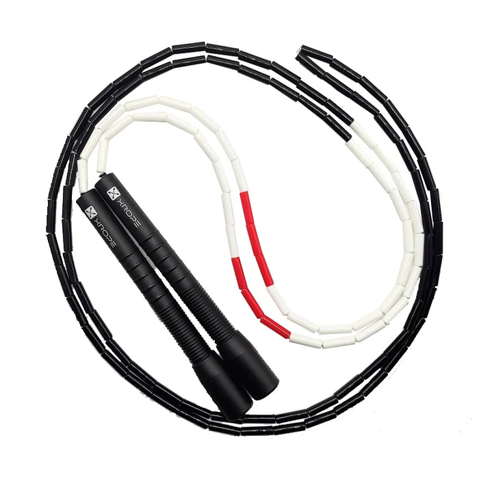 NEVERTOOLATE XROPE 7mm low air resistance hard beads jump skipping rope beaded skip Professional competition 2.9m long handle