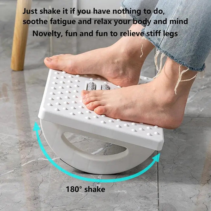 Under Desk Footrest Ergonomic Foot Massager Footrest With Non-slip Foot Pad And Massage Rollers For Under Desk At Work Study