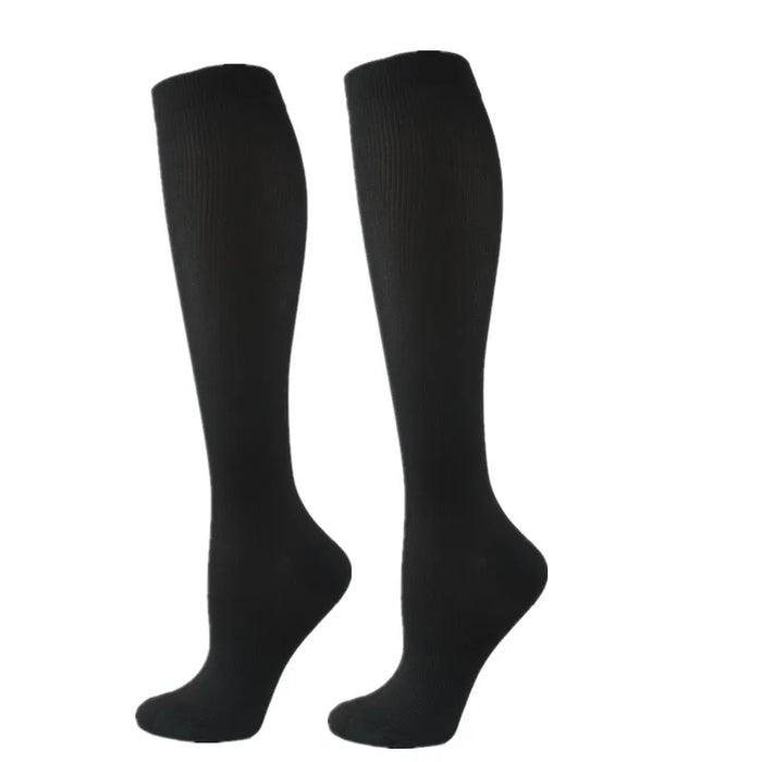 Compression Socks Men's Varicose Veins Diabetes Women's Long Tube Sports Socks Running Riding Medical Nurse Blood Circulation