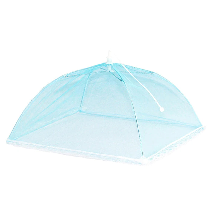 Food Mesh Cover Folding Food Cover Tent Dome Net Umbrella Picnic Kitchen Mesh Anti Fly Mosquito Umbrella Kitchen Gadgets