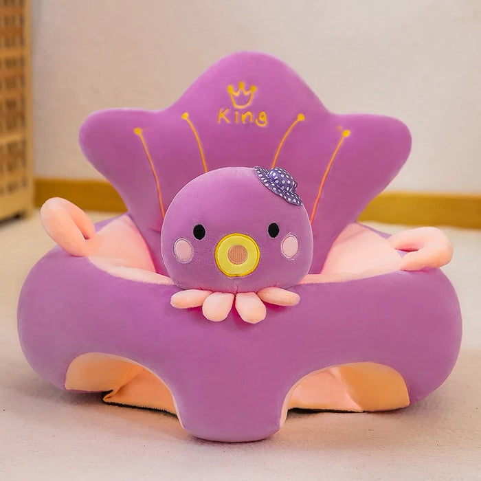 50X50X40cm Baby Sofa Support Seat Cover Plush Chair Learn To Sit Comfortable Cartoon Toddler Nest Puff Wash No Stuffing Cradle