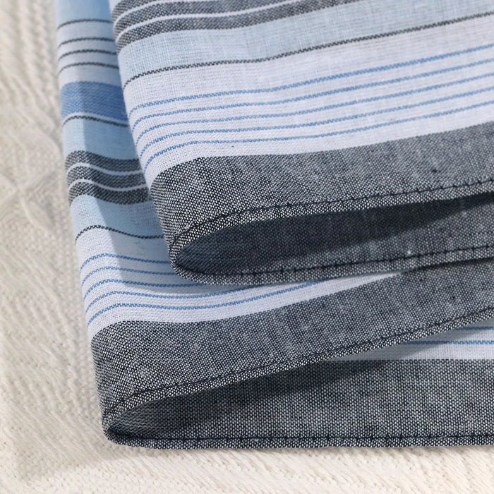 5Pcs/lot Square Plaid Stripe Handkerchiefs Men Classic Vintage Pocket Pocket Cotton Towel For Wedding Party 38*38cm Random