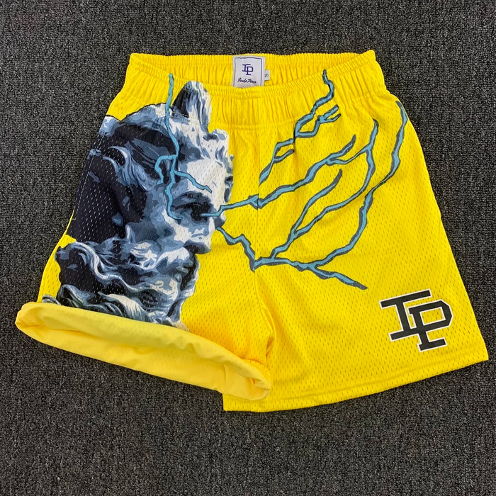 Inaka Double Mesh Shorts 2023 Men Women Classic GYM Workout Shorts Inaka Power