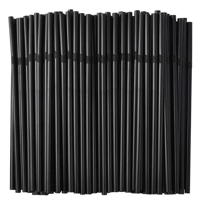 100/50Pcs Drinking Plastique Straws Colorful Flexible Wedding Party Supplies Plastic Drinking Plastico Straws