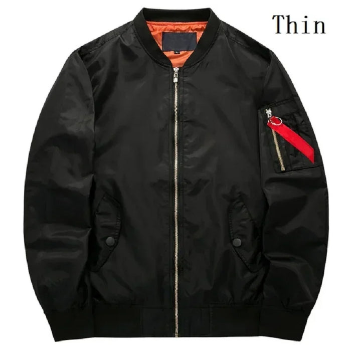 2023 New MA1 Pilot Bomb Jacket Men's Autumn and Winter Thickened Baseball Suit Casual Coat Men's Military Windproof Jacket Men's