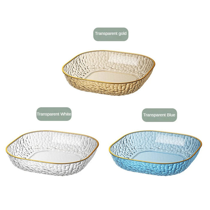 Elegant Biscuit Set Plate Fashionable Fruit Plate Modern Living Room Fruit Plate Plastic Tray Home Decoration Best Selling Trend