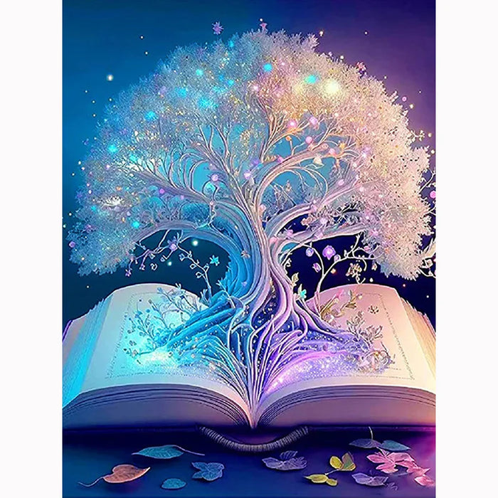 5D Artificial Diamond Embroidery Set Big Tree Moon DIY Diamond Painting Landscape Series Mosaic Art Handmade Painting