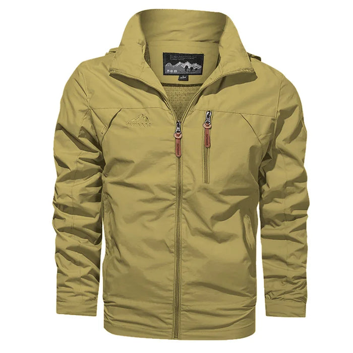 Men Windbreaker Military Field Jackets Outerwear Mens Tactical Waterproof Pilot Coat Hoodie Men Hunting Army Clothes