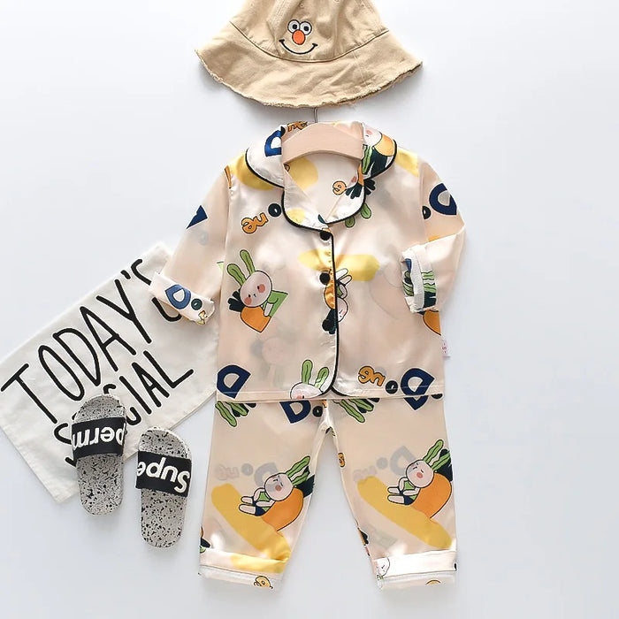 Kids Clothes Girls Sleepwear Children's Pajamas Set for Easter Pajamas Child Boy Print Loungewear Pijama Infantil Meninas