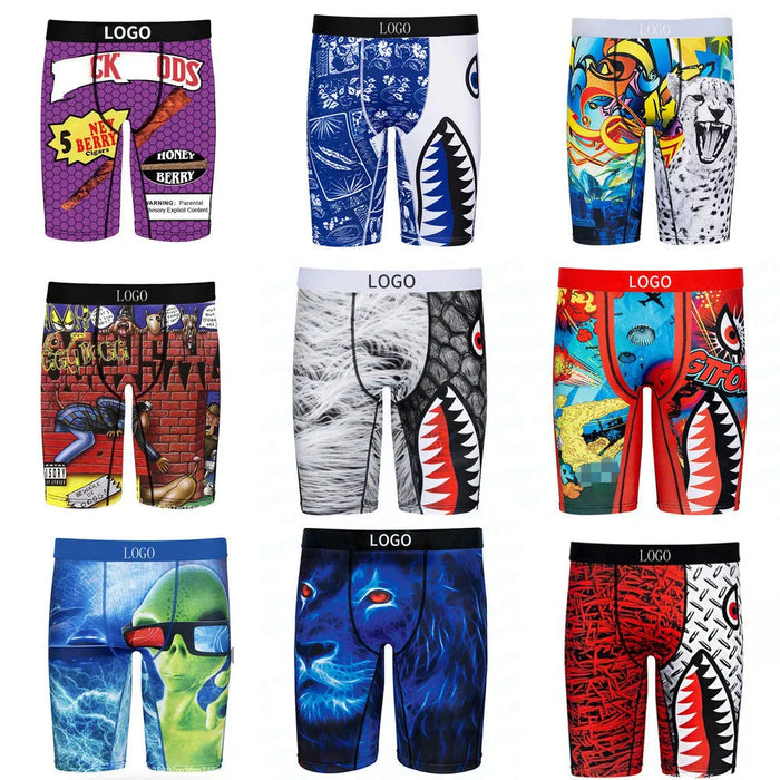Summer Trendy 2023 Underpants Men Boy Boxers Briefs Sport Breathable Underwear Shorts Desinger Clothing Male Beach Pants