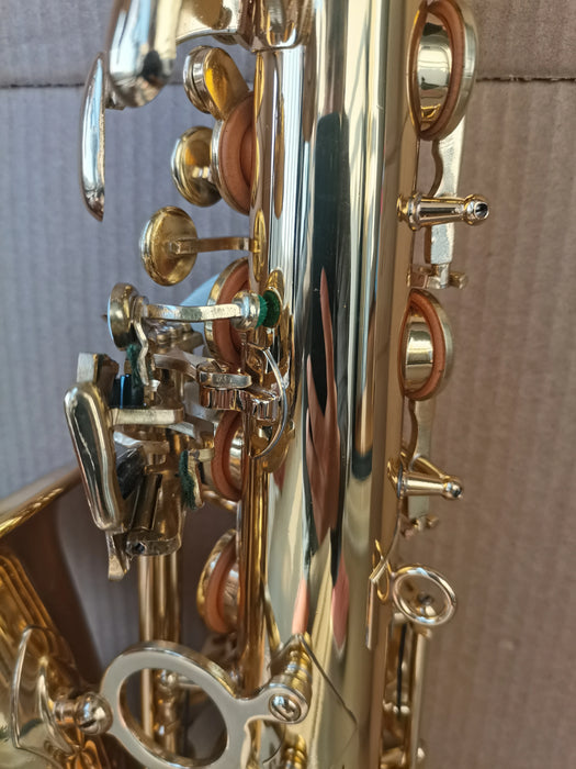 Profession Super Action Serie II Alto Eb Saxophone Brass Gold Lacquer Sax Performance Musical Instrument With Case Accessories