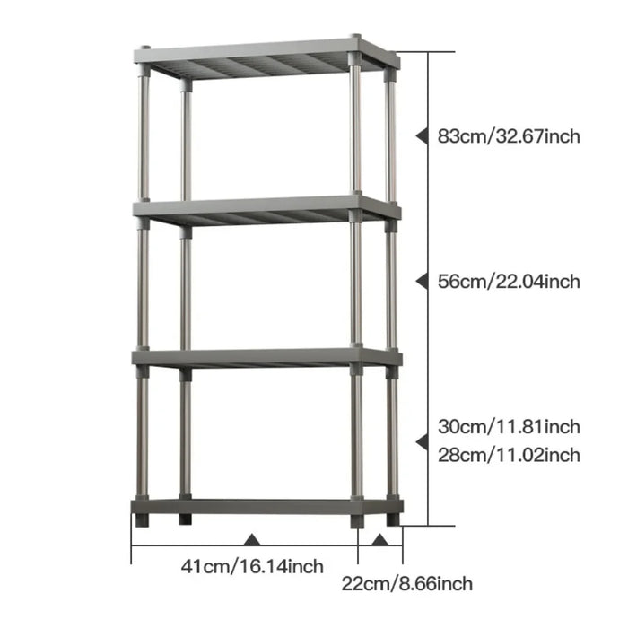 Bathroom Storage Storage Shelf Interspace Gap Shelf Kitchen Storage Shelf Rack Fridge Side Seam Finishing Rack