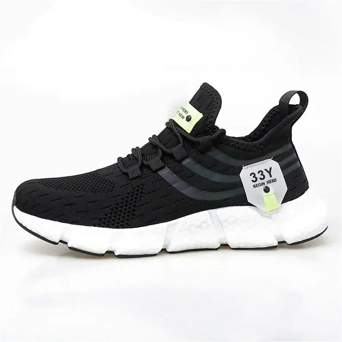 High Quality Men Shoes Popcorn Sole Fly Weave Sneakers Breathable Running Tennis Shoes Comfortable Casual Walking ShoeS Women