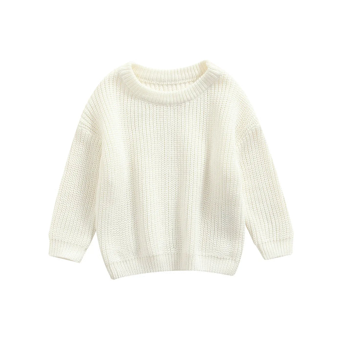 0-9M Autumn New Baby Boys Girls Clothes Baby Sweater Toddler Knit Sweater Newborn Knitwear Long Sleeve Cotton Baby Pullover Tops