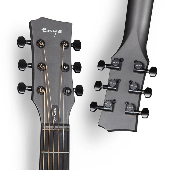 Enya Nova Go SP1 35 Inch Smart Guitar Portable Carbon Fiber Acoustic Electric Travel Guitarra with Case and Charging Cable