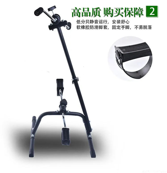 Indoor Mini Fitness Exercise Bike Treadmill Vertical Rehabilitation Bicycle Handrail Cycling Stepper Leg Pedal Trainer new