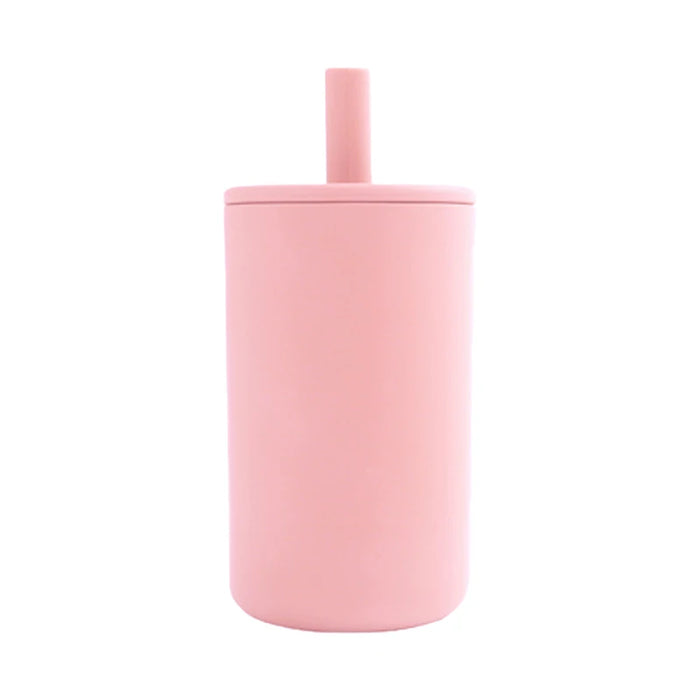Baby Feeding Cups Learning Drinkware Children Soft Straw Cup Child Bottle Tableware For Kids BPA Free Baby Accessories Newborn