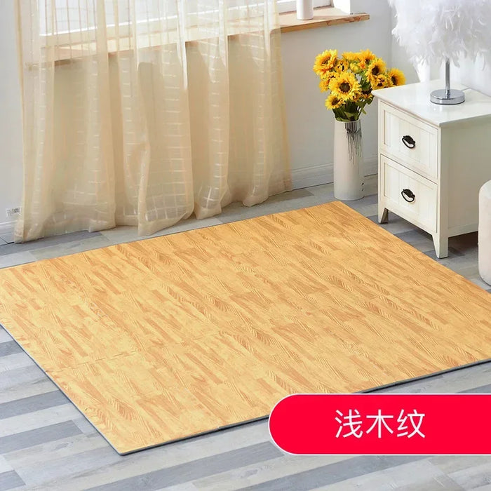 Soft Floor Baby EVA Foam Play Gym Puzzle Mats Wooden Interlocking Exercise Tiles Crawling Carpet And Rug for Kids Game Activity