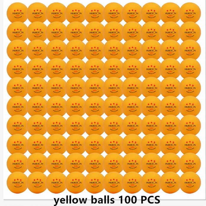 New Huieson 3 Star Ping Pong Balls ABS+ Material Professional Table Tennis Balls TTF Standard Table Tennis For Competition