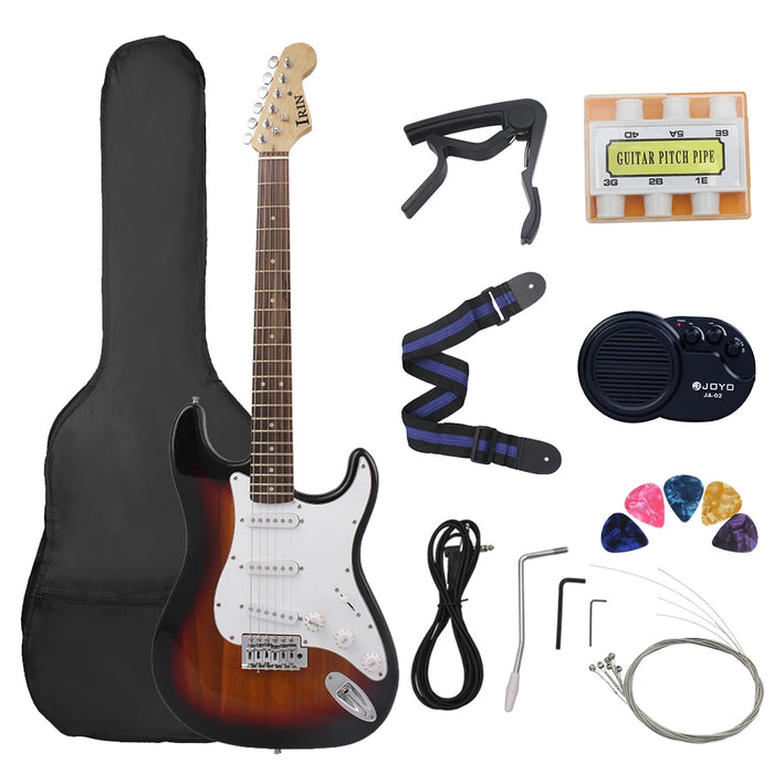 ST Electric Guitar 39 Inch 6 String 21 Frets Basswood Body Electric Guitar Guitarra With Speaker Guitar Parts & Accessories