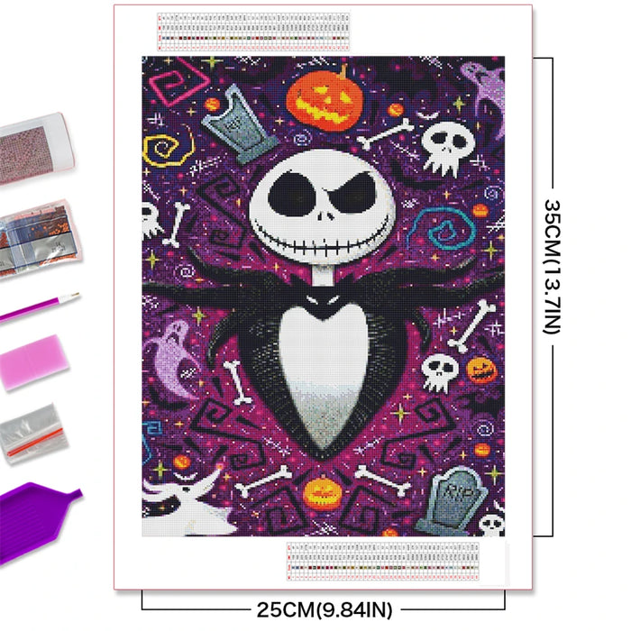 Disney Diamond Mosaic 30x40cm Cross Stitch Kits Cartoon 5D Diamond Painting The Nightmare Before Christmas Embroidery Home Decor