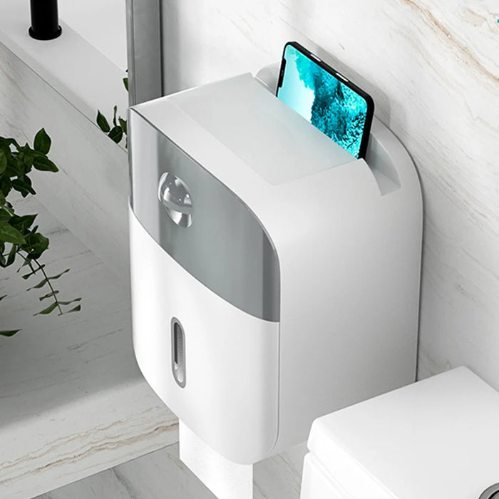 GIANXI Wall Mount Bathroom Cabinet Toilet Tissue Box Household Soap Towel Storage Box Plastics Drawer Bathroom Furniture